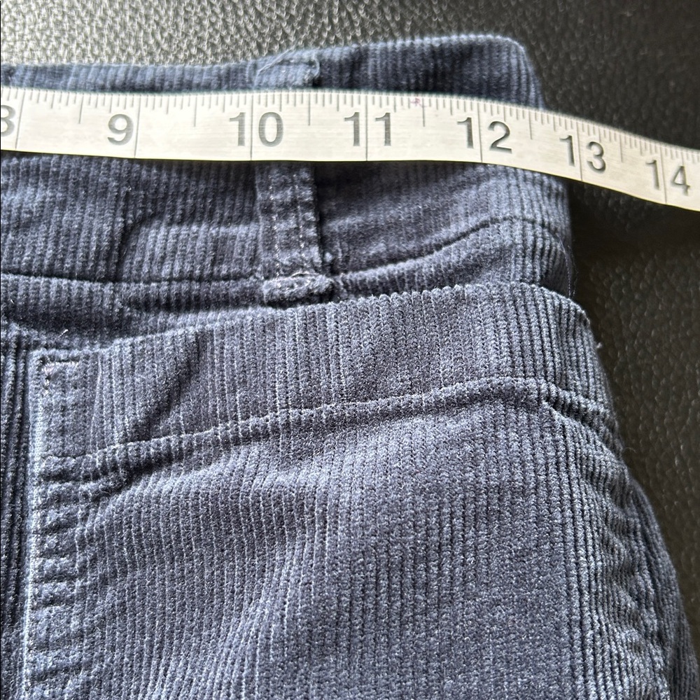 Maeve Corduroy Navy Wide-Leg Pants - Picture 11 of 12